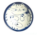 Ceramiczna japońska miseczka z motywem kotka 15 x 7 cm