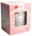 Kubek do herbaty z filtrem, porcelanowy Kotki 300ml - Royal Tea