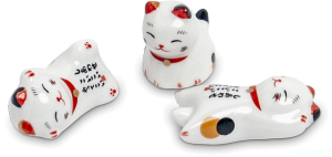 Podstawka hashi-oki pod pałeczki Maneki Neko