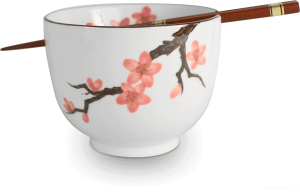 Ceramiczna miseczka na makaron soba - kwiat wiśni Sakura