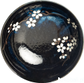 Ceramiczna japońska miska do ramenu Anemone blue 19,0 cm