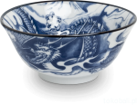 Ceramiczna japońska miseczka ze SMOKIEM Blue Dragon 15 cm