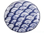 Ceramiczny talerz z motywem fali 15,5 cm
