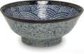 Ceramiczna japońska miska z motywem fali - Seigaiha - do ramenu 22 cm