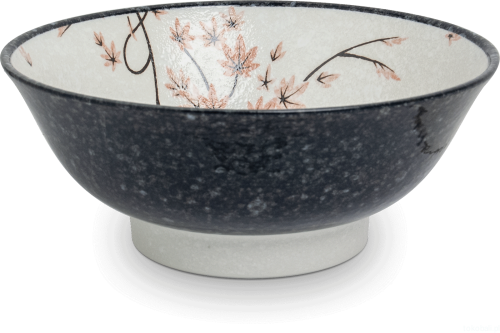 Ceramiczna japońska miska do ramenu klon japoński MAPLE LEAF 22 cm