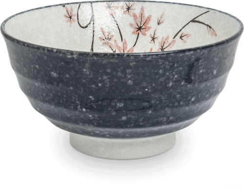 Ceramiczna japońska miska do udon klon japoński MAPLE LEAF  17 cm