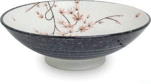 Ceramiczna japońska patera  klon japoński MAPLE LEAF  24,5 cm 