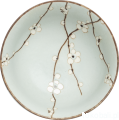 Ceramiczna japońska miska do udon sakura Hana Green 17 cm