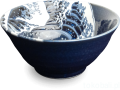 Japońska miseczka z motywem wielkiej fali Hokusai 15 cm