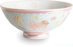Japońska miseczka z motywem misia LOVELY PINK różowa 15 cm