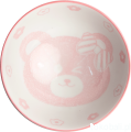 Japońska miseczka z motywem misia LOVELY PINK różowa 15 cm
