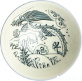 Ceramiczna japońska miseczka ze smokiem 14 x 6,5 cm