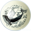 Ceramiczna japońska miseczka WIELORYB 14 x 6,5 cm