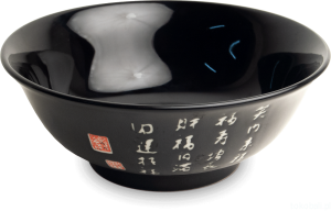 Czarna ceramiczna miska do ramenu Haiku 21 cm