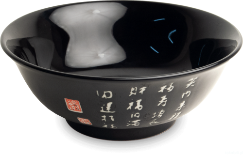 Czarna ceramiczna miska do ramenu Haiku 21 cm