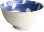 Ceramiczna japońska miska do udon Bunny niebieska