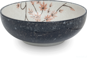 Ceramiczna japońska miska do zupy klon japoński MAPLE LEAF 15,5 cm