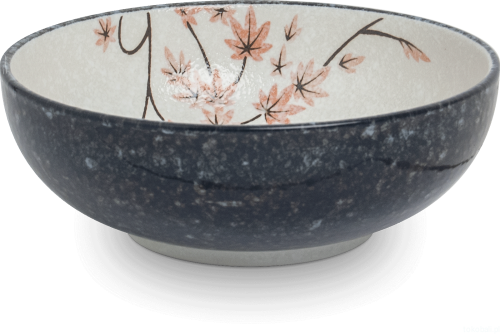 Ceramiczna japońska miska do zupy klon japoński MAPLE LEAF 15,5 cm