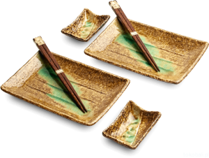 Zestaw do sushi Furui Old Japan dla 2 osób 6 elementów