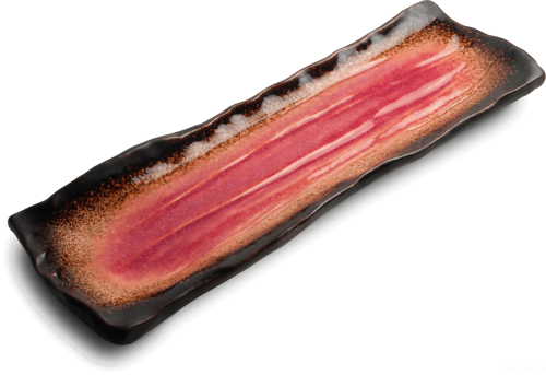 Talerz do sushi półmisek Yaketa czerwony