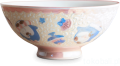 Japońska miseczka PINGWINEK różowa 14 cm