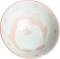 Japońska miseczka PINGWINEK różowa 14 cm