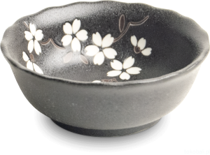 Miseczka na sos sojowy Anemone black