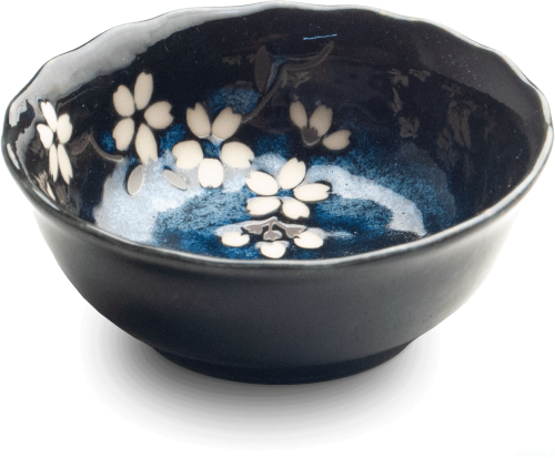 Miseczka na sos sojowy Anemone blue