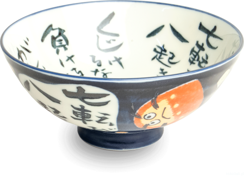 Ceramiczna japońska miseczka DARUMA 14 x 6,5 cm